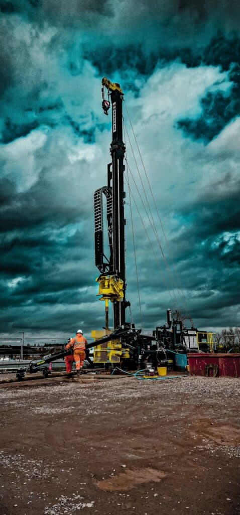 perforatrice Mi40 Massenza Drilling Rigs cantiere UK