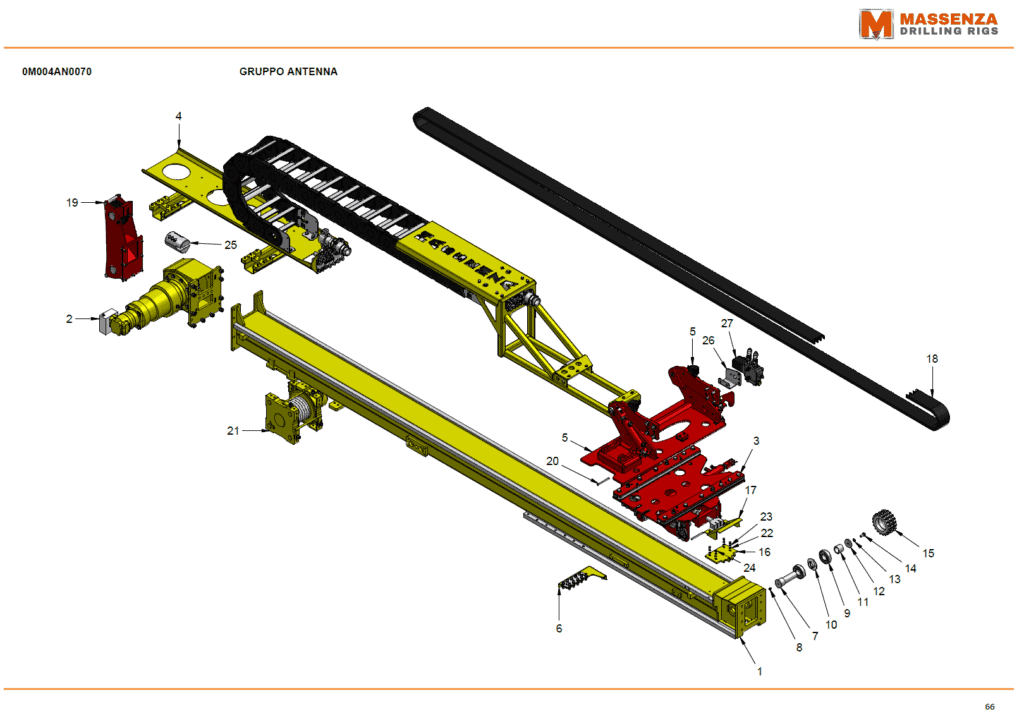 Manuale ricambi perforatrici Massenza_Drilling_Rigs