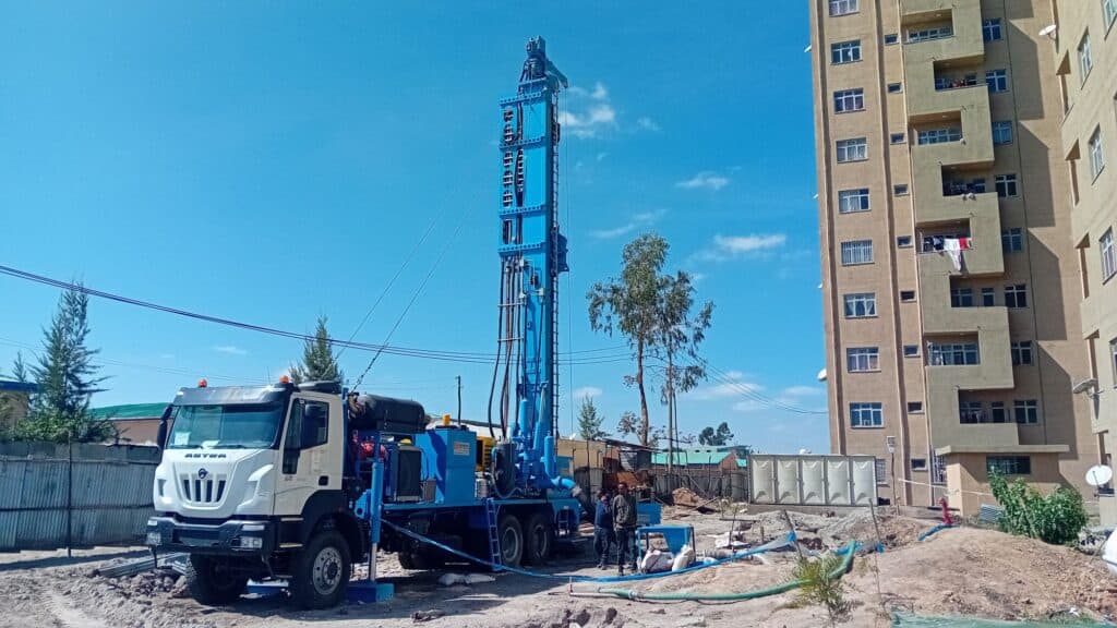 Mi55 perforatrice Massenza drilling rigs cantiere Etiopia